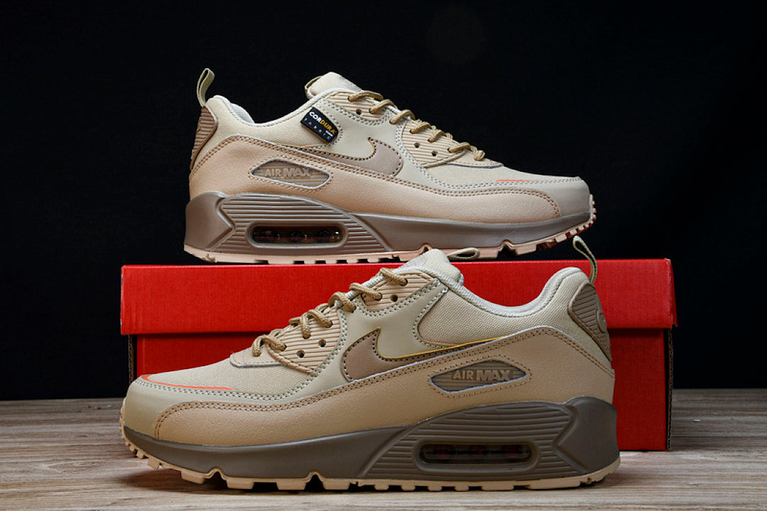 CQ7743 200 AIR MAX 90 SURPLUS DESERT CAMO DESERT CAMO/SAFETY ORANGE/DESERT CAMO