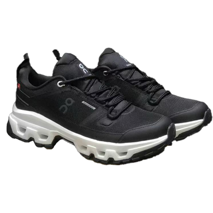 On Running Cloud Rock Unisex Black Sneakers with White Sole