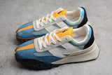 New Balance NB New Balance XC72 series retro pioneer sports and leisure jogging shoes multi-color stitching blue, yellow, white and black