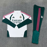 26-27 Season Real Madrid White-Green Color Football Sweater Set