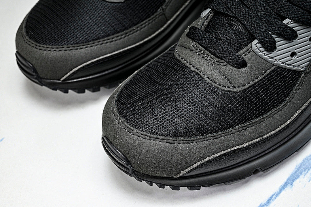 DR0145-002 AIR MAX 90 RETRO AIR CUSHIONED RUNNING SHOES BLACK/WHITE