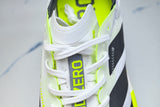 KJ7036 ADIZERO ADIOS 4 M LOW-TOP RUNNING SHOES WHITE/GREY/GREEN