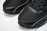 HV4517-002 AIR MAX 90 RETRO AIR CUSHIONED RUNNING SHOES BLACK/LIGHT GRAY