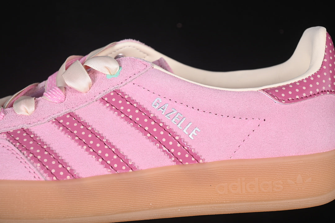 【220】[LB5511]-[GAZELLE INDOOR CASUAL SNEAKERS PINK/LIGHT PINK]-[WOMAN:35-39]-[MAN:40-45]