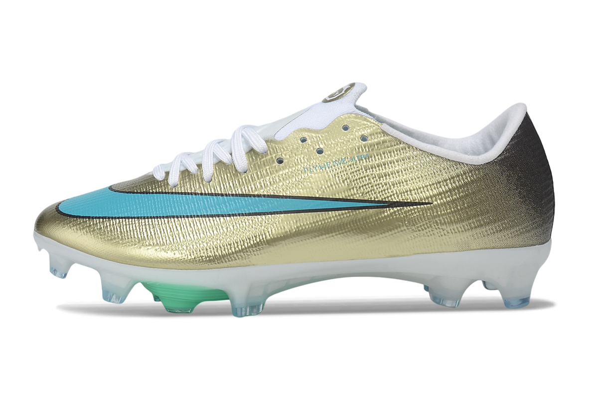 Nike Air Zoom Mercurial Vapor 17 Elite XXVI FG Soccer Shoes gold mbappe shoes