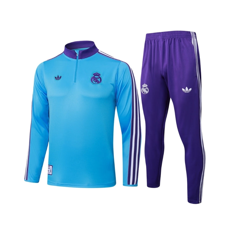 Real Madrid 25/26 Tracksuit - Quarter Zip