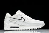 【240】HF3835-100 AIR MAX 90 TRENDY COUPLE LOW TOP AIR CUSHIONED CASUAL WHITE/BLACK