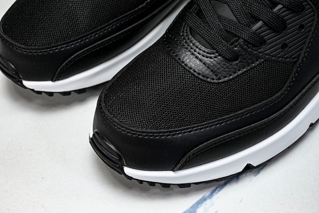 DH8010-002 AIR MAX 90 LTR CLASSIC SPORTS SHOES FOR MALE AND FEMALE COUPLES WHITE/BLACK