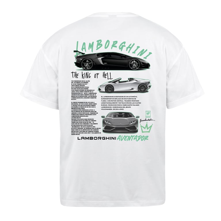 Lamborghini White T-Shirt