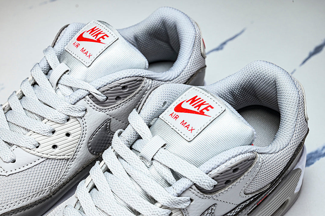 DM9102-001 AIR MAX 90 GREY/RED/WHITE