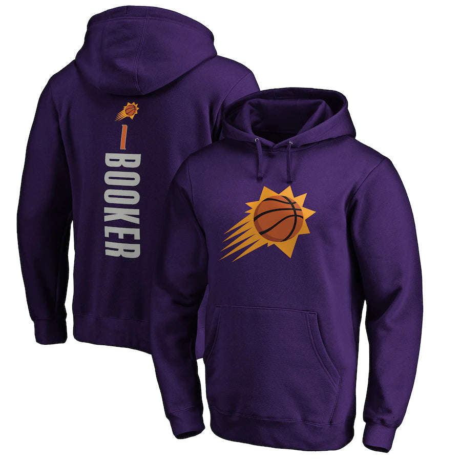 Phoenix suns purple 1 booker hoodie
