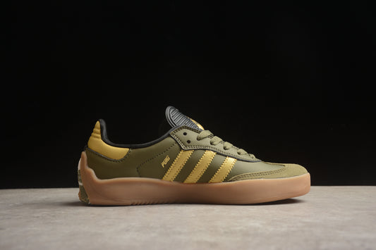 adidas x Palace Puig Samba "Olive Gold" sneakers