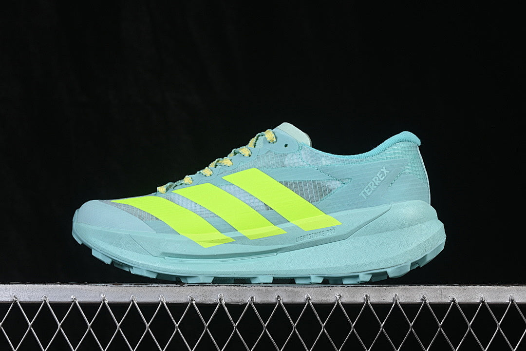 TERREX AGRAVIC SOLE-BOOSTING RUNNING SHOES BLUE/GREEN/BLUE