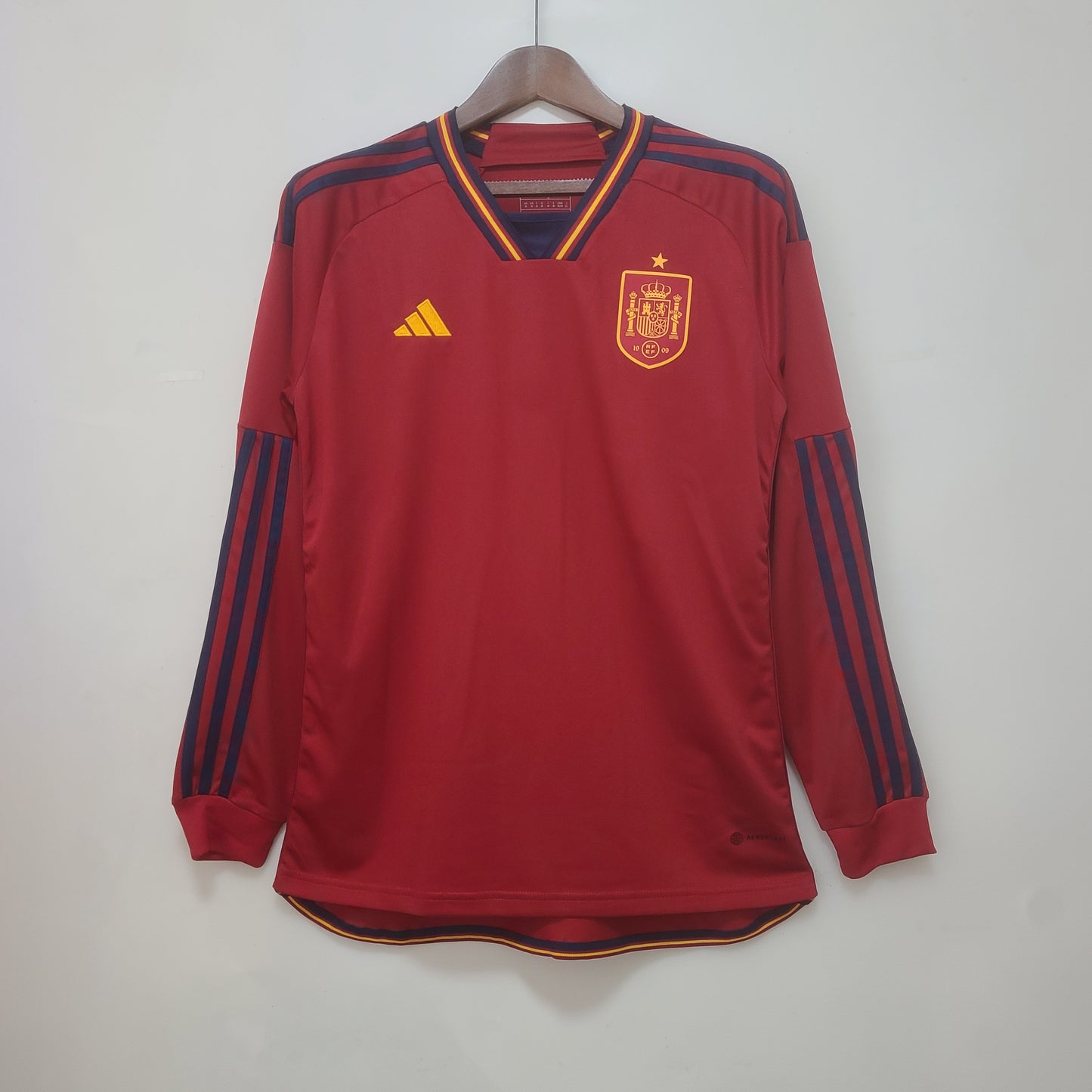2022 Long Sleeve Spain Home S-XXL