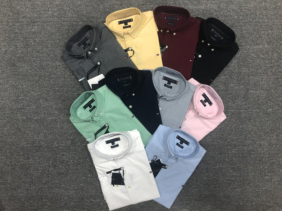 HA614#TommyShort Sleeve (Two-Ply Fine Oxford)