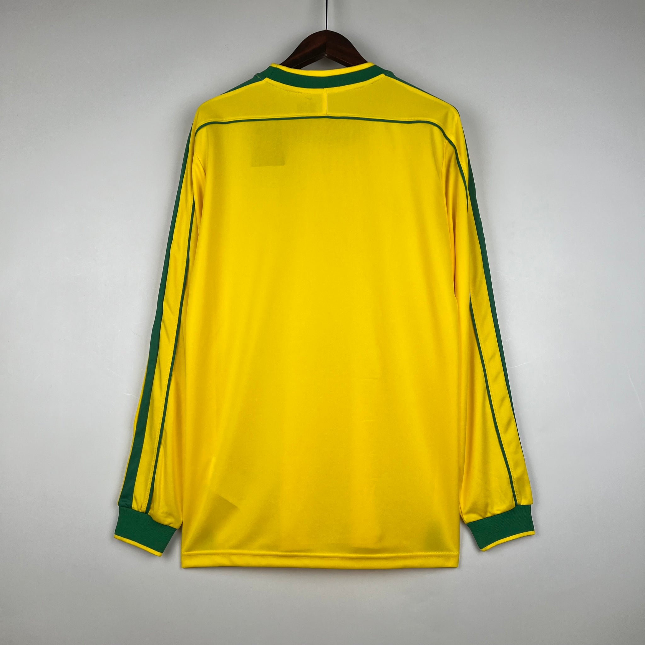 Retro Long Sleeve Brazil 1998 Home S-XXL
