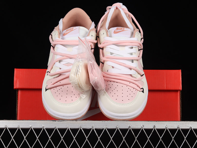 【300】[DD1503-118]-[DUNK LOW WHITE/PINK]-[WOMAN:36-41]