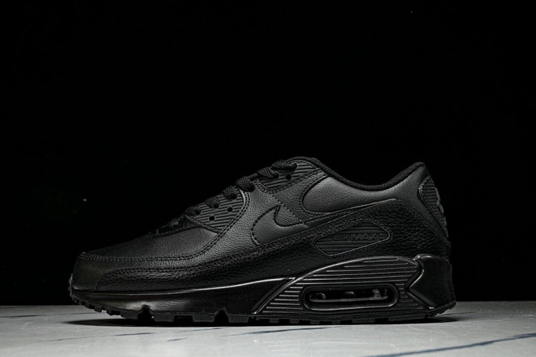CZ5594-001 AIR MAX 90 LTR CLASSIC SPORTS SHOES FOR MALE AND FEMALE COUPLES BLACK/INKINESS