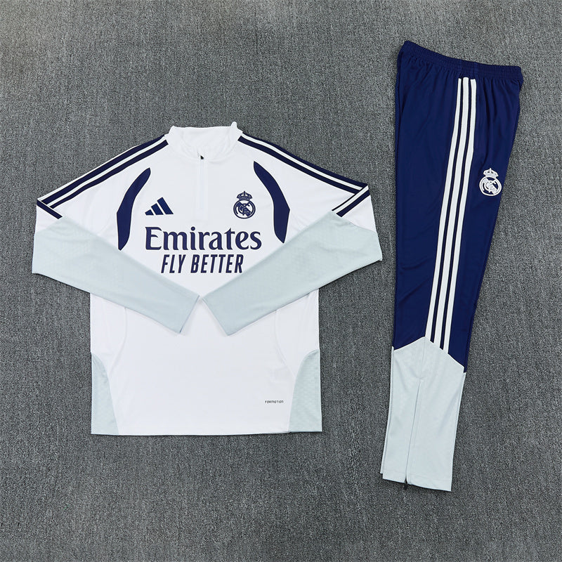 26-27 Season Real Madrid White Color Football Sweater Set