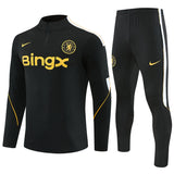 26-27 Season Chelsea Black Color Football Sweater Set