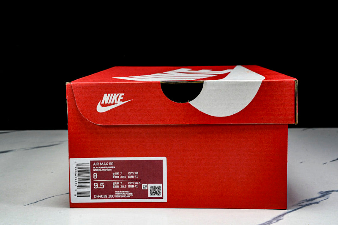 DH4619-100 AIR MAX 90 TRENDY COUPLE LOW TOP AIR CUSHIONED CASUAL WHITE/ICE BLUE/BLACK