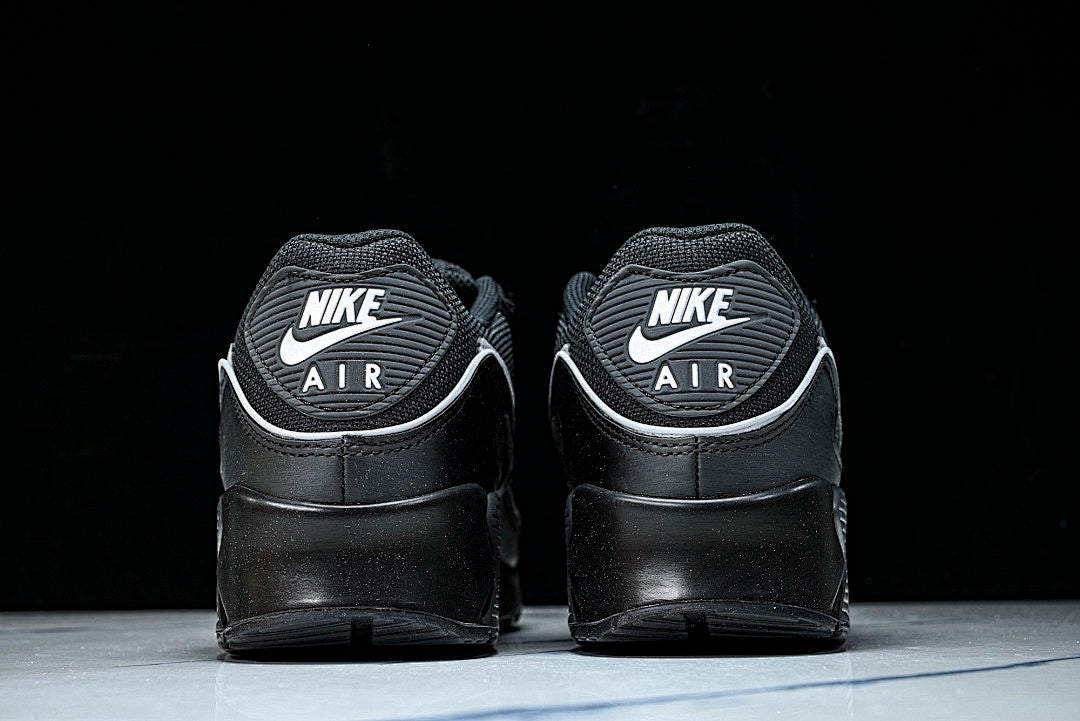HV4517-002 AIR MAX 90 LTR CLASSIC MEN'S SPORTS SHOES BLACK/LIGHT GRAY