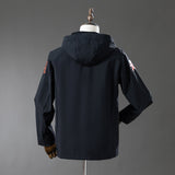Brazil Black Hooded Jacket