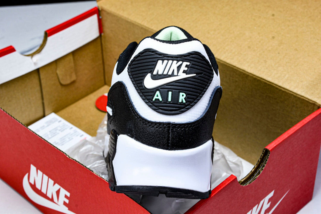 DH4619-100 AIR MAX 90 TRENDY COUPLE LOW TOP AIR CUSHIONED CASUAL WHITE/ICE BLUE/BLACK