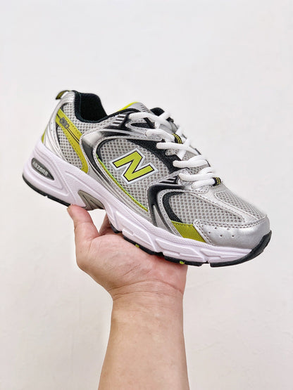 New Balance 530 Silver&Yellow