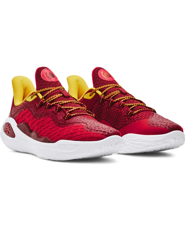 Curry 11 fire red
