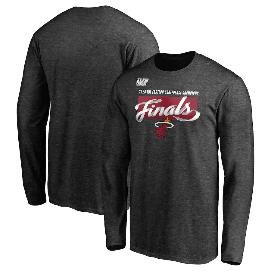 Miami heats dark grey and red long shirt