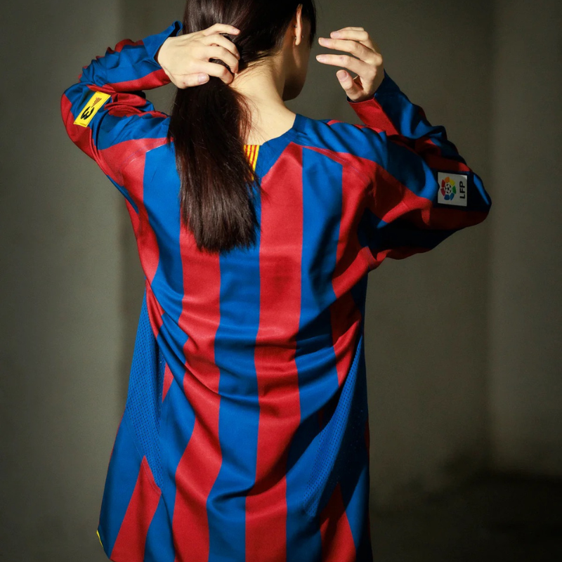 FC Barcelona 05/06 Home Reissue Long Sleeve
