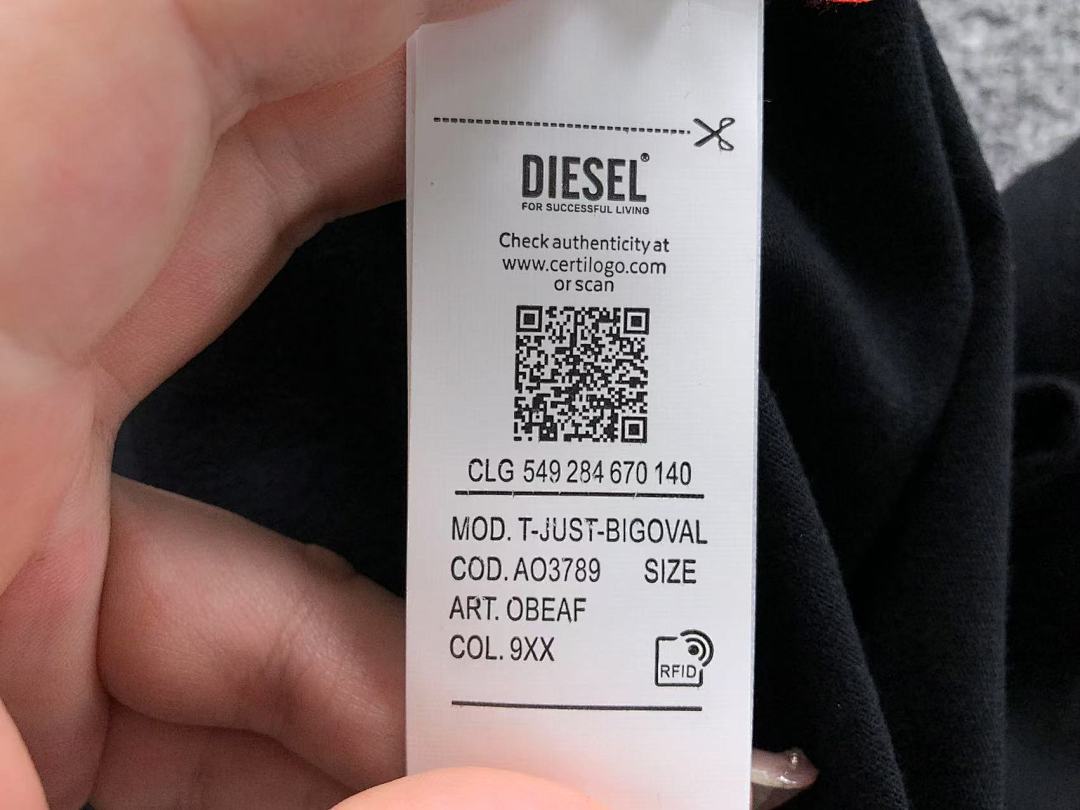 DIESEL T-SHIRT 2132209001