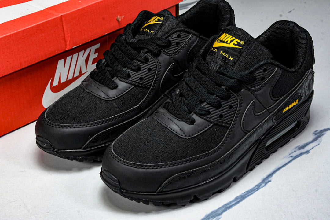 【240】BQ4685 001 AIR MAX 90 BLACK/YELLOW