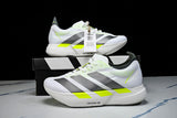 KJ7036 ADIZERO ADIOS 4 M LOW-TOP RUNNING SHOES WHITE/GREY/GREEN