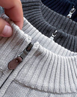 Ralph Lauren Cable-Knit Half-Zip Stand-Collar Sweater RL2502