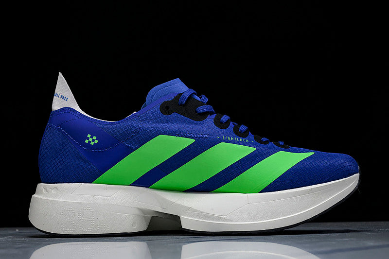 JP9271 ADIZERO ADIOS 4 M LOW-TOP RUNNING SHOES BLUE/GREEN
