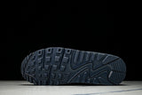DM0029-401 AIR MAX 90 RETRO AIR CUSHIONED RUNNING SHOES NAVY BLUE/BLACK