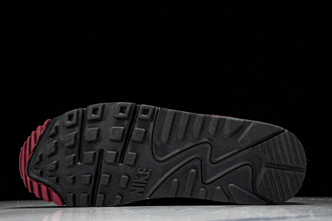 CH8490-001 AIR MAX 90 TRENDY COUPLE LOW TOP AIR CUSHIONED CASUAL BLACK/DARK GRAY/WHITE