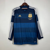 Retro Long Sleeve Argentina 2014 Away S-XXL
