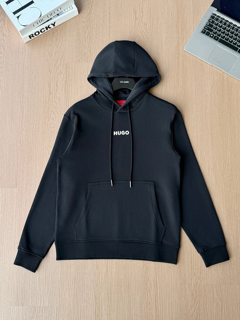 Boss Hugo Printed Cotton Hooded Jacket M3009