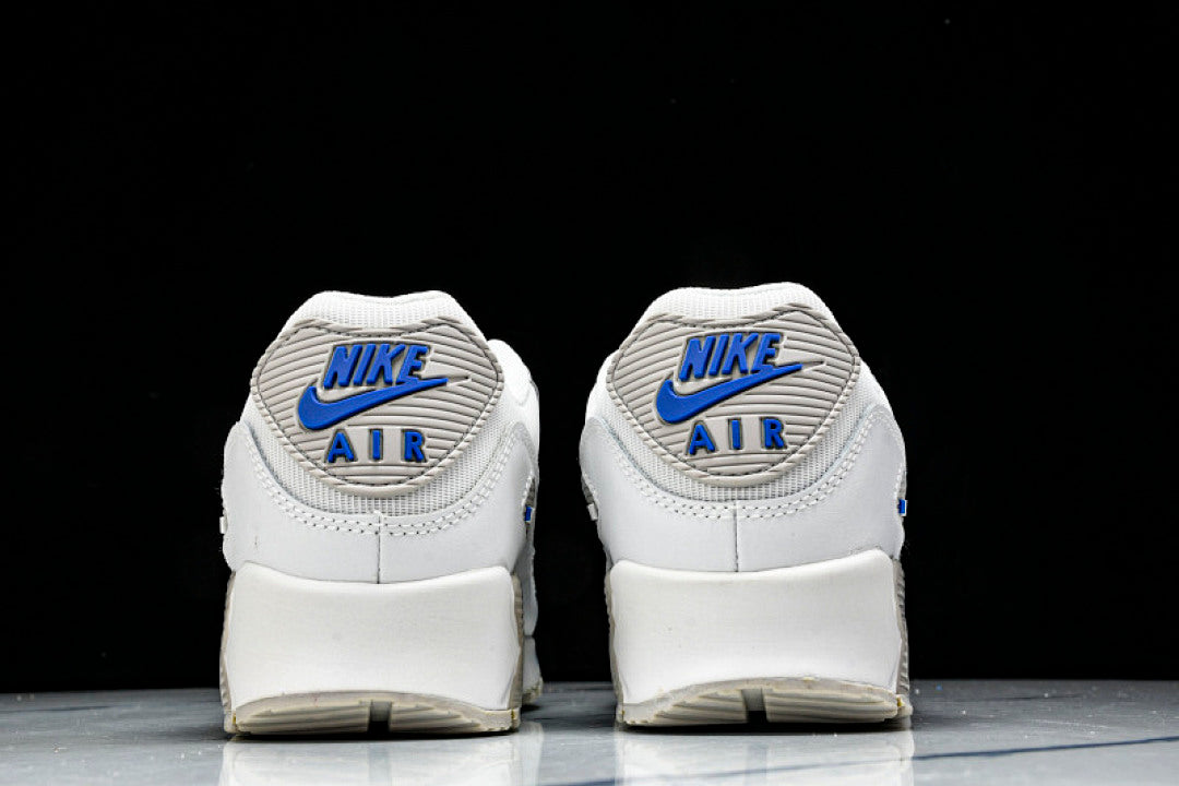 FZ7186 100 AIR MAX 90 WHITE/GREY/BLUE