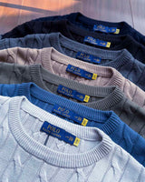 Ralph Lauren Cable-Knit Crew-Neck Sweater RL2501
