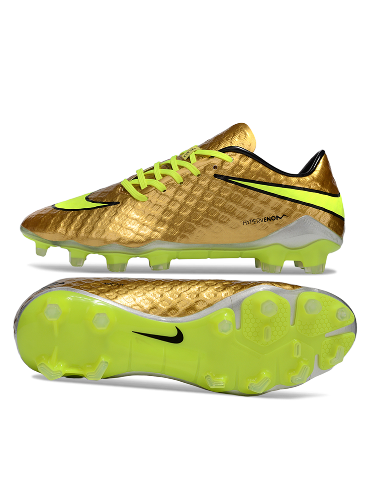 Nike hyper venom gold