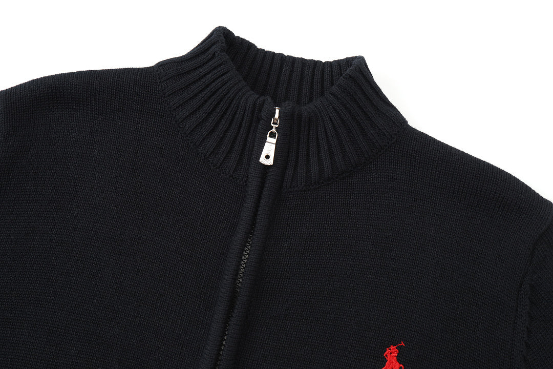 Polo Thick Full-Zip Cardigan 6118