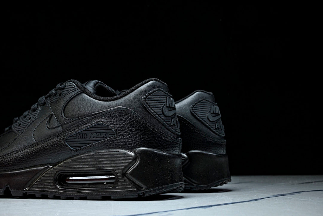 CZ5594-001 AIR MAX 90 LTR CLASSIC SPORTS SHOES FOR MALE AND FEMALE COUPLES BLACK/INKINESS