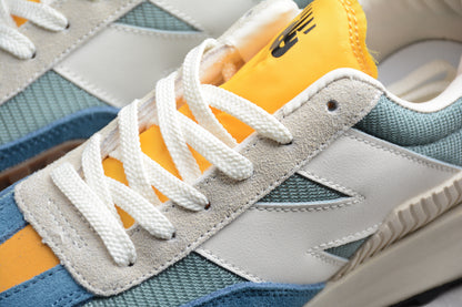New Balance NB New Balance XC72 series retro pioneer sports and leisure jogging shoes multi-color stitching blue, yellow, white and black