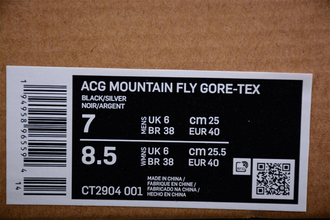 ACG MOUNTAIN FLY GTX BLACK/METALLIC SILVER/WHITE