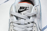 DC4466-001 AIR MAX 90 TRENDY COUPLE LOW TOP AIR CUSHIONED CASUAL LIGHT GRAY/DARK GRAY/ORANGE