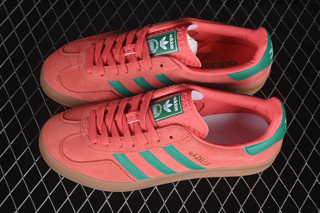 [JH5407]-[GAZELLE INDOOR CLOVER CASUAL ANTI-SLIP SHOES RED/REDNESS]-[WOMAN:35-39]-[MAN:40-45]